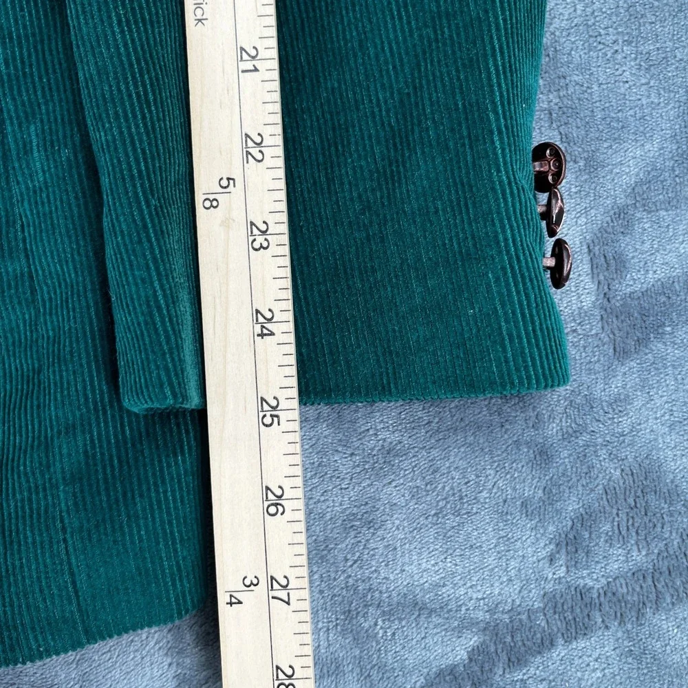 Vintage Sheplers Corduroy Western Blazer Men's 42 Reg Green Suede Elbow Patches